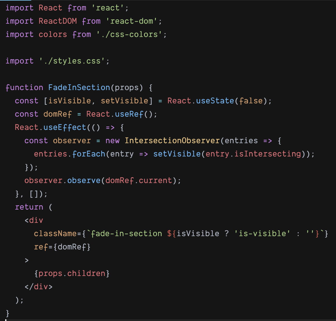 project-Aesop) ScrollY , React Hook