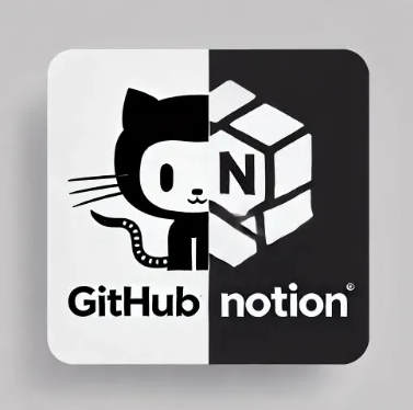 github and notion logo images