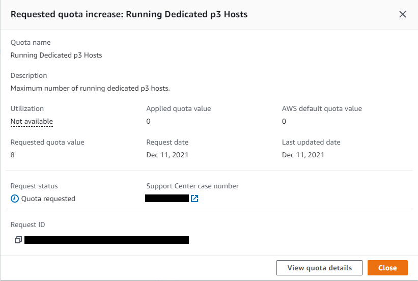 [Amazon AWS] (2) EC2 P3 instance 생성 절차 AMI 선택 및 Quota Increase