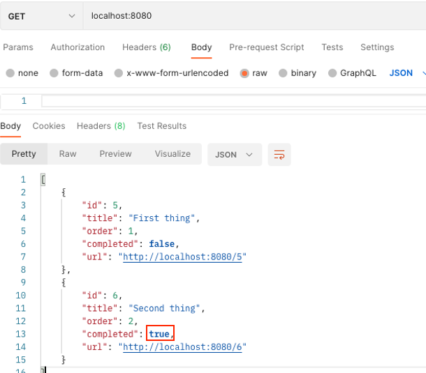 Spring Boot To Do List - 1