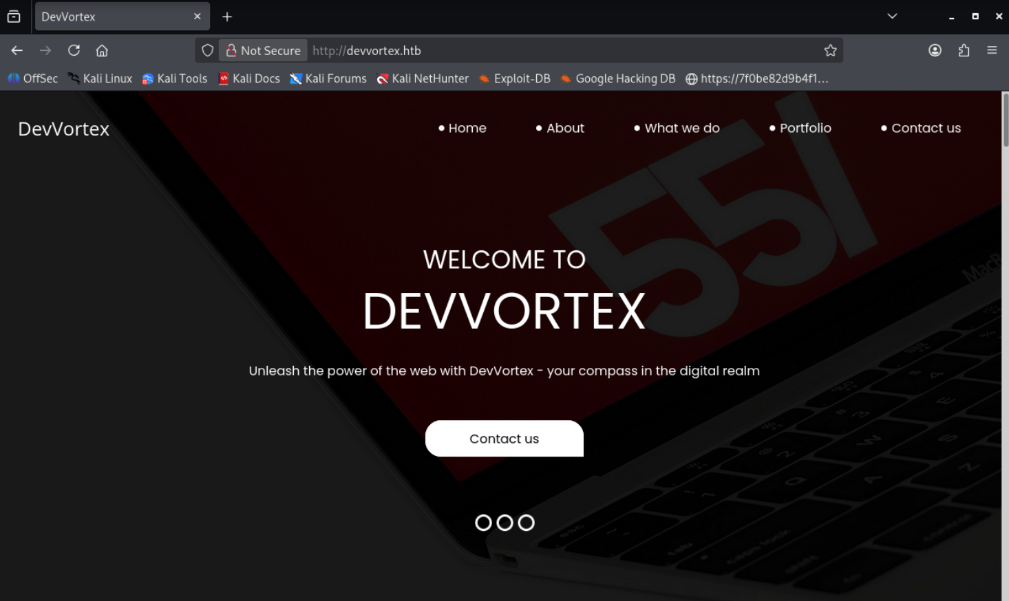 [HTB][Machine] Devvortex