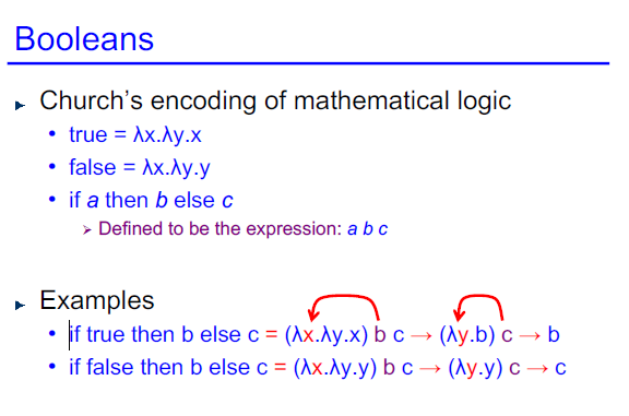 lambda calculus - boolean 연산