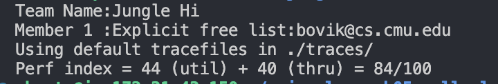  malloc Lab 2 Explicit Free List