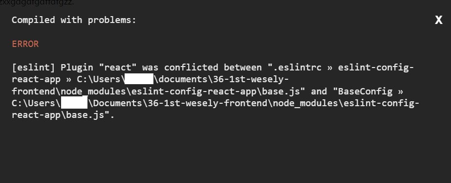 [eslint] Plugin "react" Was Conflicted Between ".eslintrc » Eslint ...