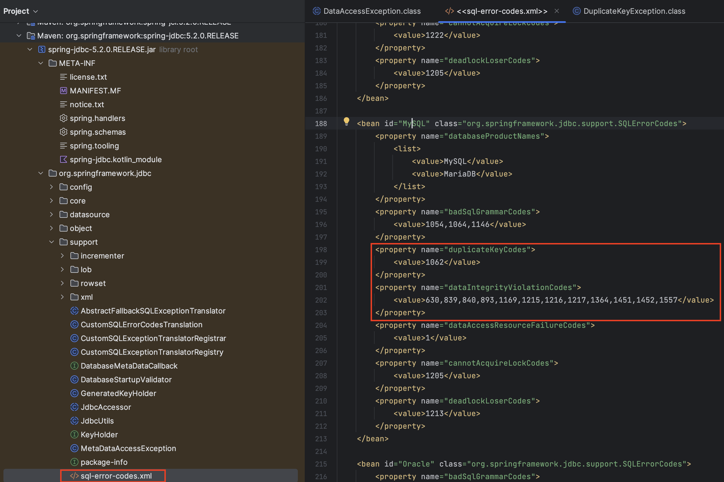 Spring framework 5 2 8 db duplicate entry 