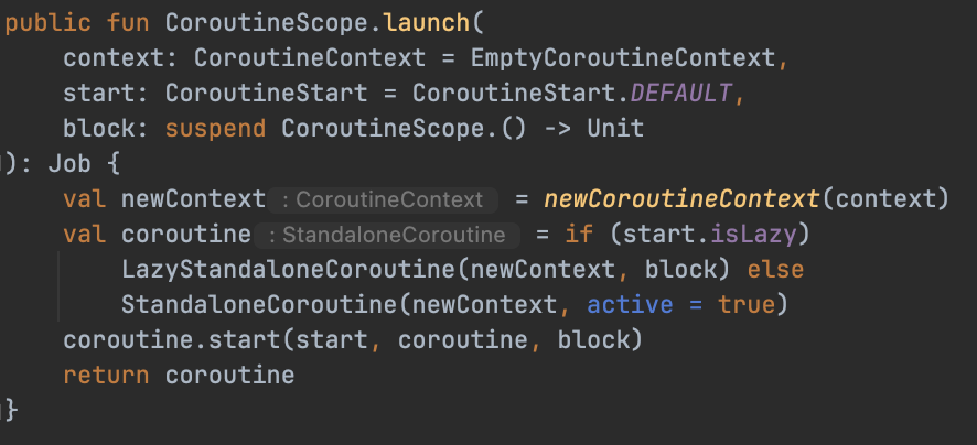 Coroutine - async and Deferred