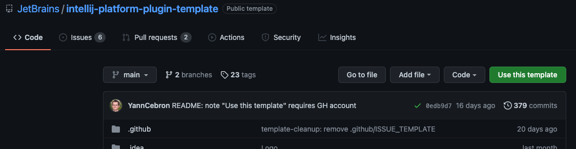 Custom Template Plugin for Android Studio