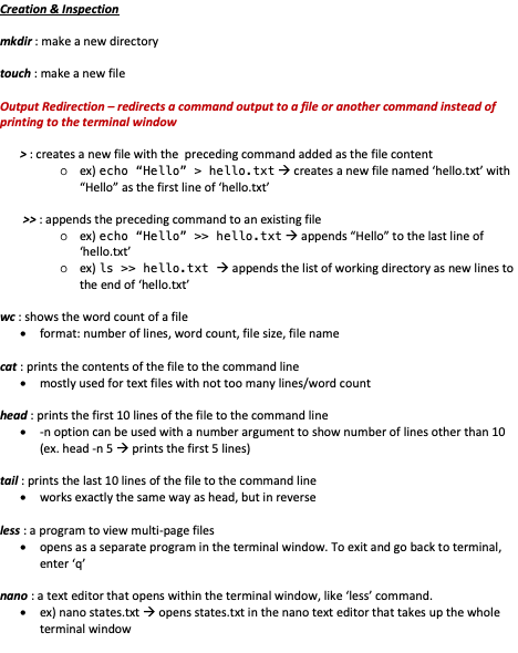 Command Line - basics 1