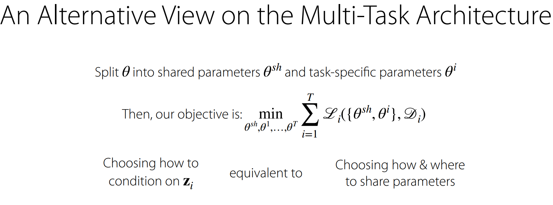 cs330 - lecture2 multi task learning