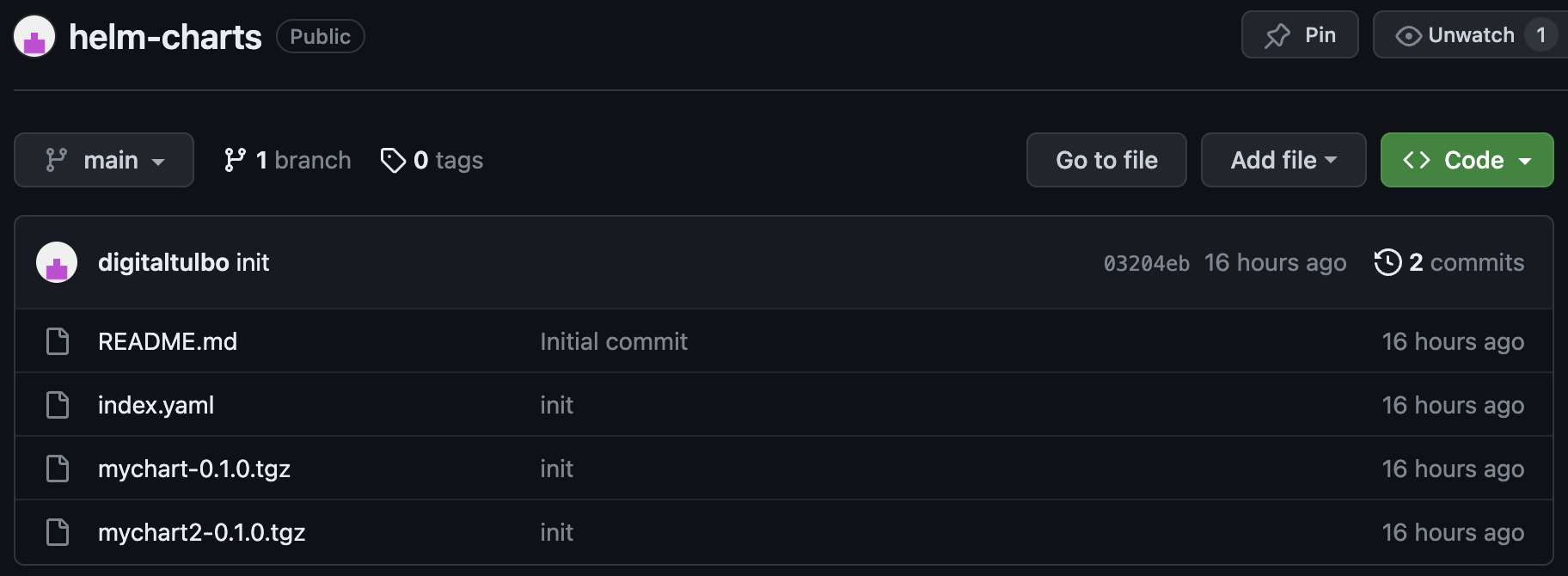 helm 차트 패키징, github repository 배포하기