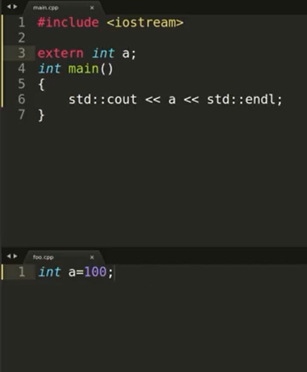 Extern, Static