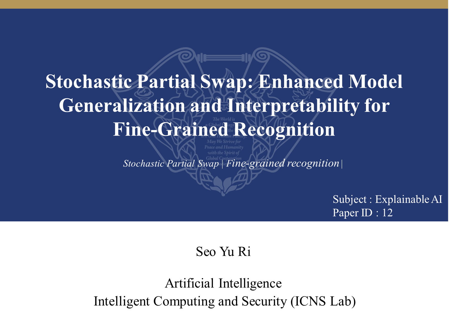 Stochastic Partial Swap Enhanced Model Generalization and