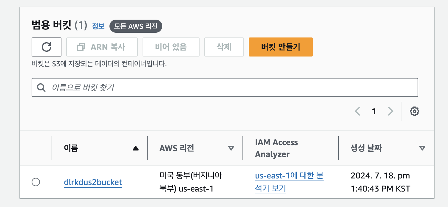 [AWS] Amazon S3 Bucket