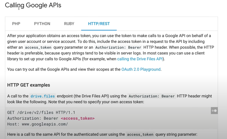 WEB2 - OAuth 2.0 : 7. API 호출