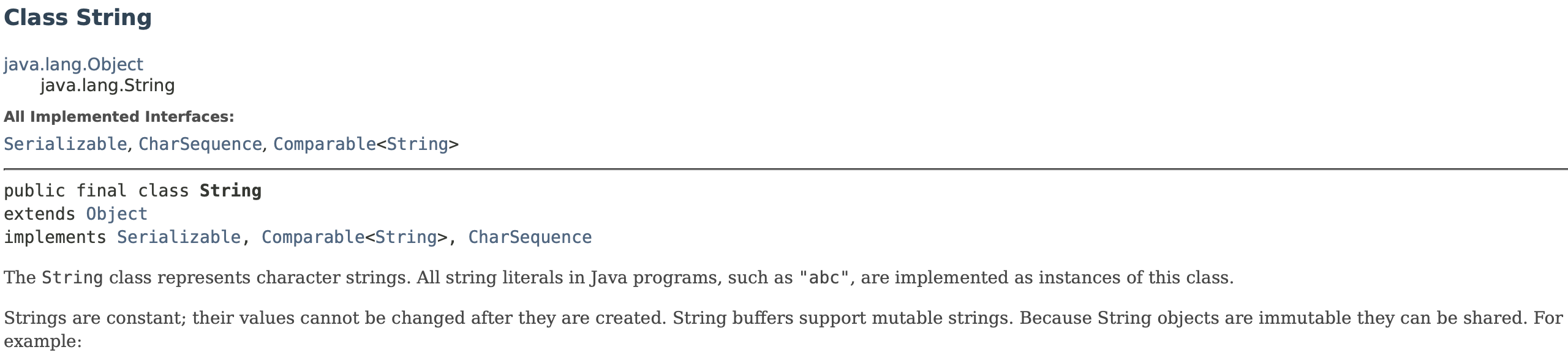 String vs StringBuffer vs StringBuilder