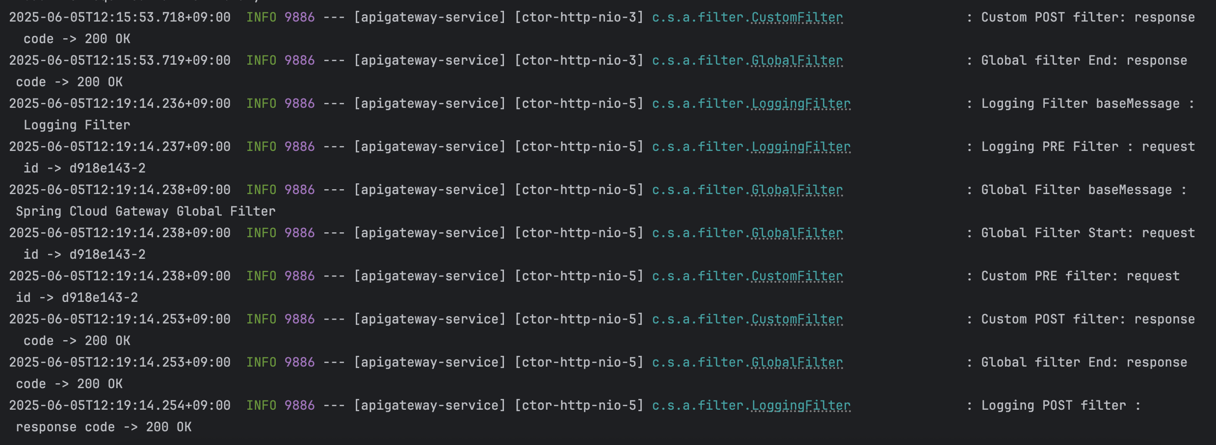 MSA 에서 SpringCloudGateway를 통해 API Gateway 구현해보기
