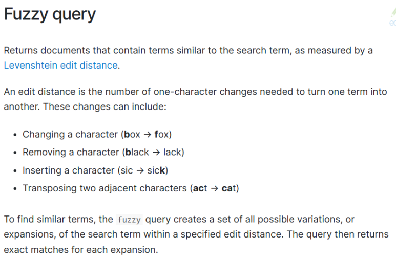 Fuzzy Query Elasticsearch 개념보강 및 실습2