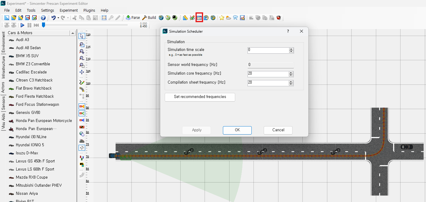 Prescan Simulation PreScan