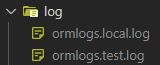 log file