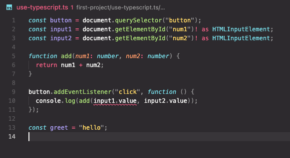 TypeScript - 1