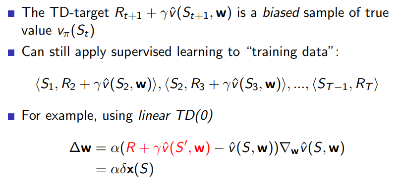 5. Value Function Approximation