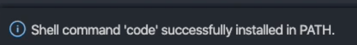 Vscode Shell Command Install Code Path VScode setting
