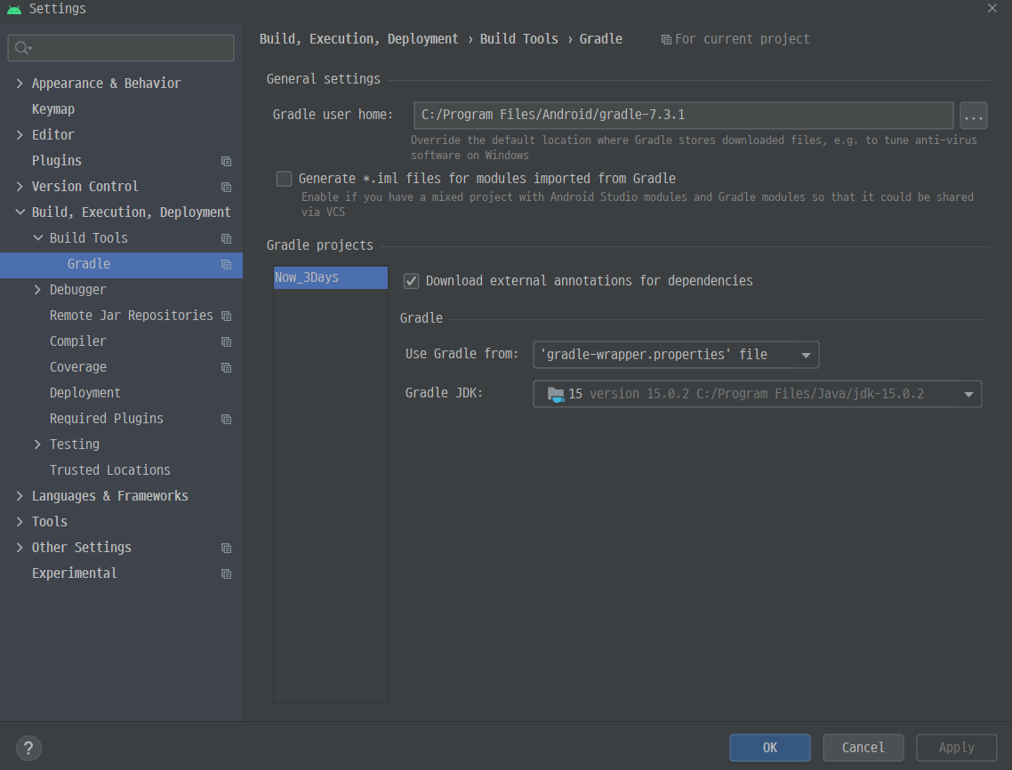 안드로이드 스튜디오 Gradle Sync 오류