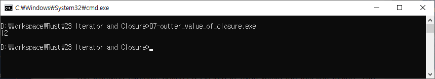 Rust - Iterator and Closure