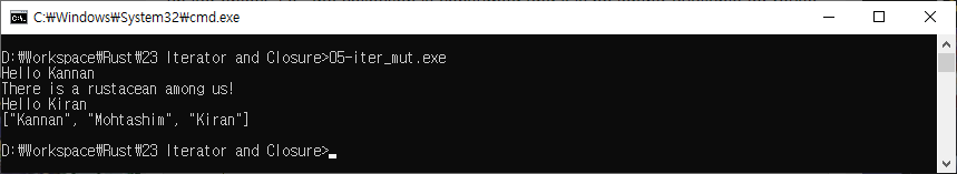 Rust - Iterator and Closure