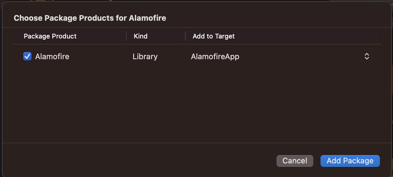 Alamofire 사용
