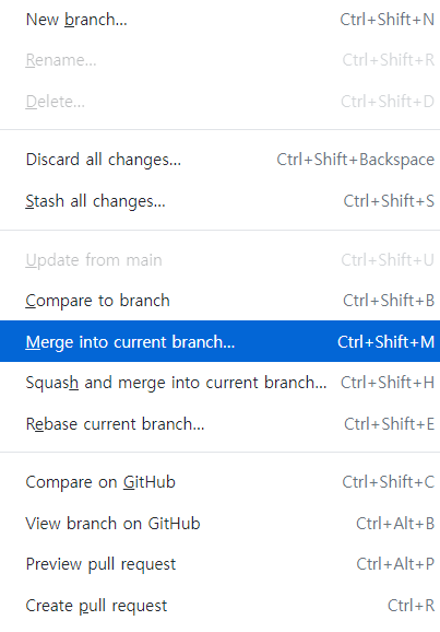 Git Branch,PullRequest