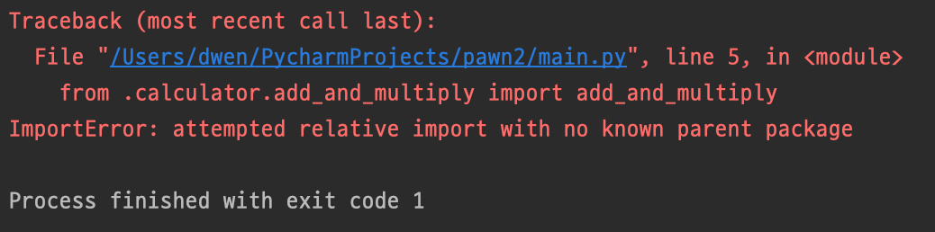 Import module & package