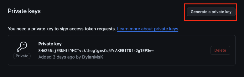 Github 연동 - Github App
