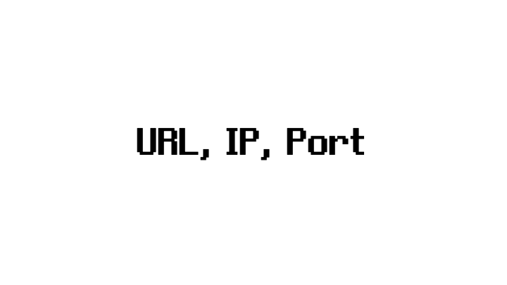 URL, IP, Port에 대하여