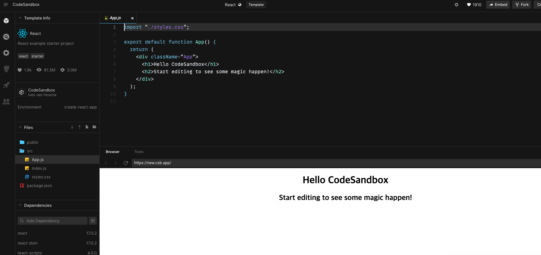 React - Create React App