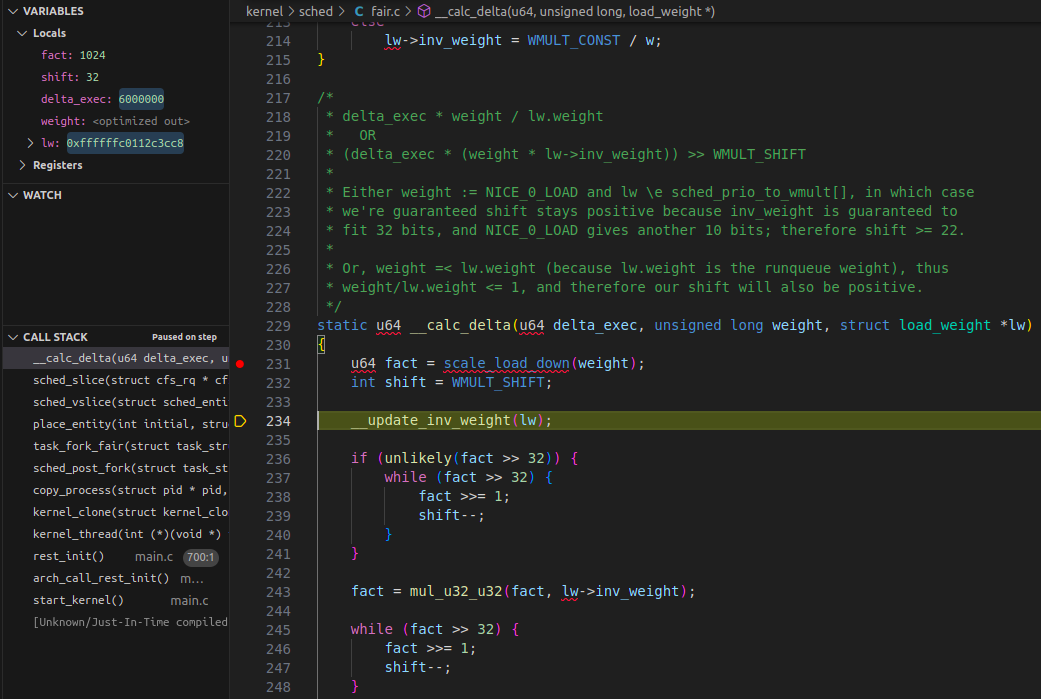 CFS 스케줄러 분석