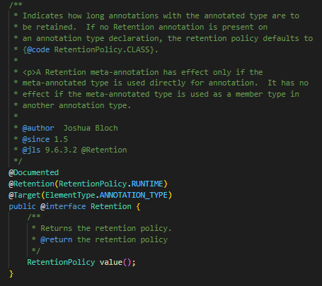 [Annotation] @Target, @Retention