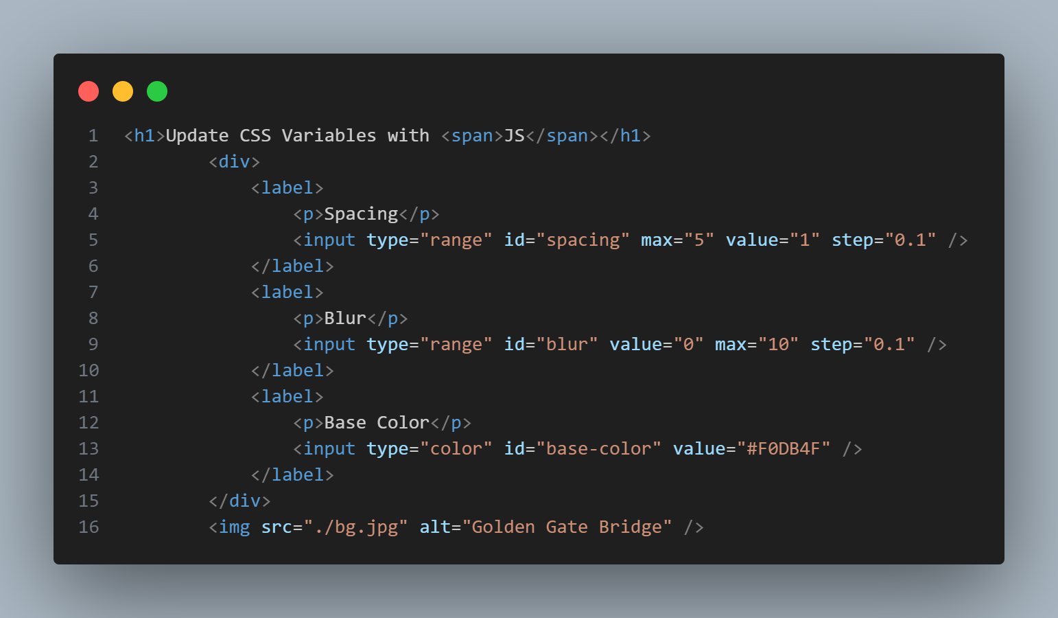 HTML Code
