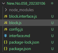 Javascript의 Interface로 Block 만들기