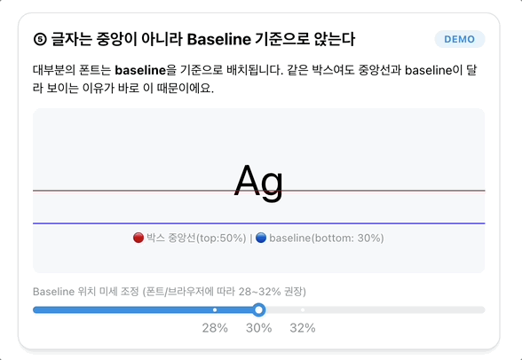 📏 line-height, height, leading, baseline — 폰트의 세로 정렬 완전 이해하기
