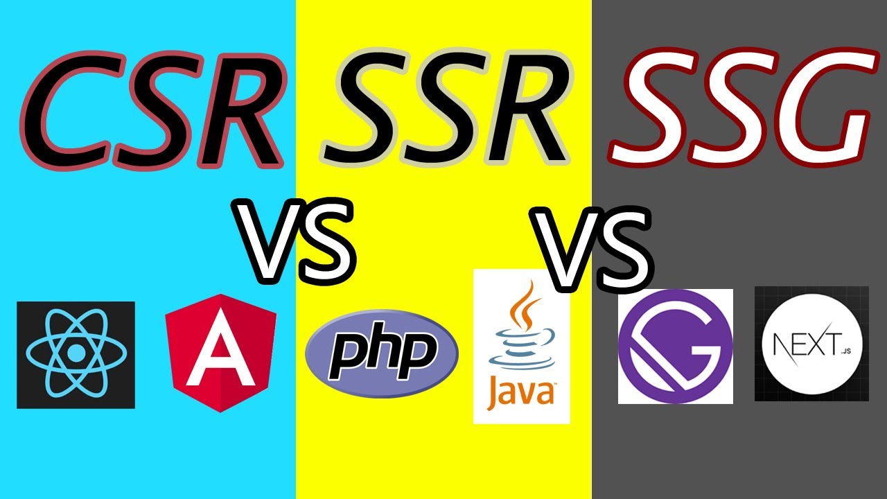 기술 면접 대비(SSR & CSR & SSG)