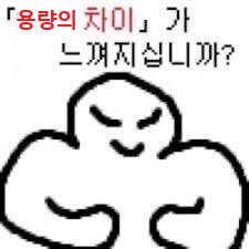 용량의 차이