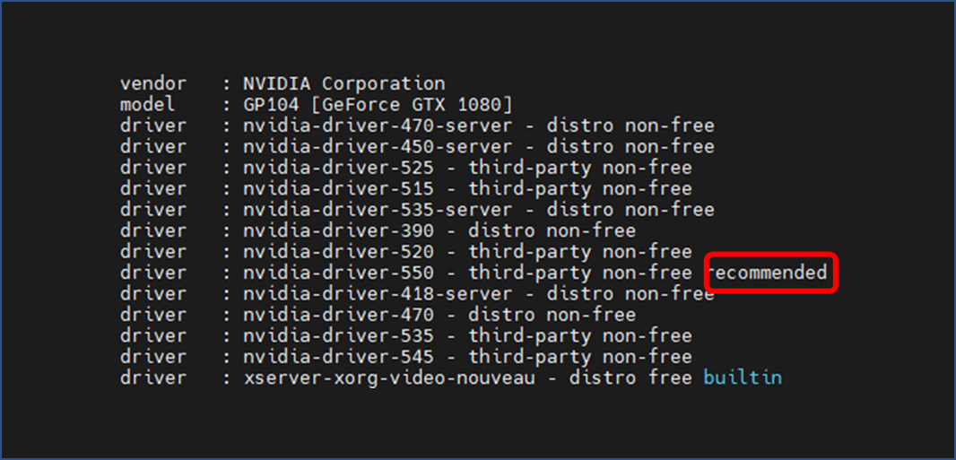 ubuntu-drivers