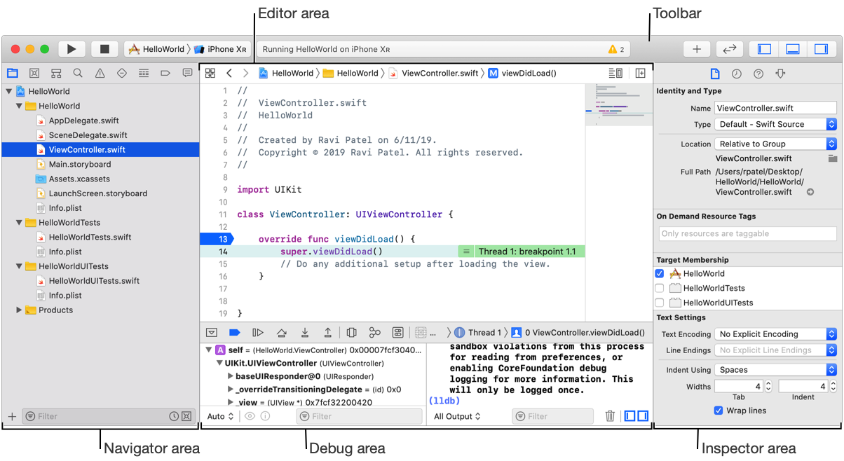 [iOS] Xcode IDE 이해하기