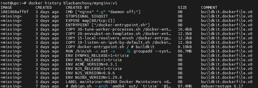 [Docker] History vs Inspect, Compose