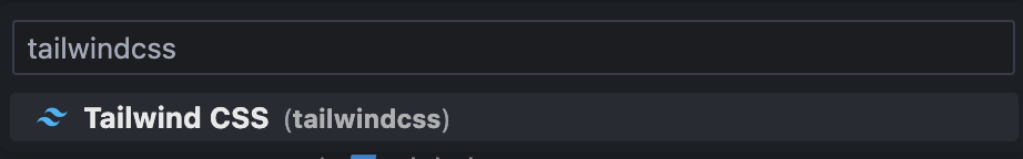 select tailwindcss language