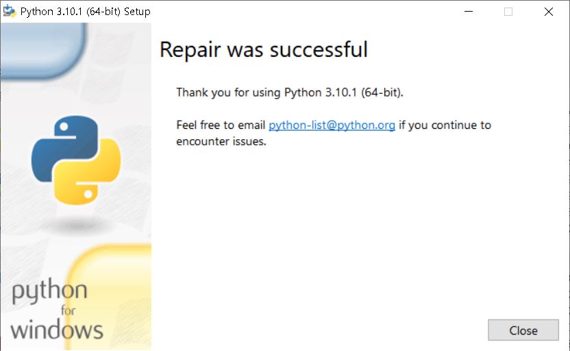 Trouble Shooting - Windows Python 삭제 오류