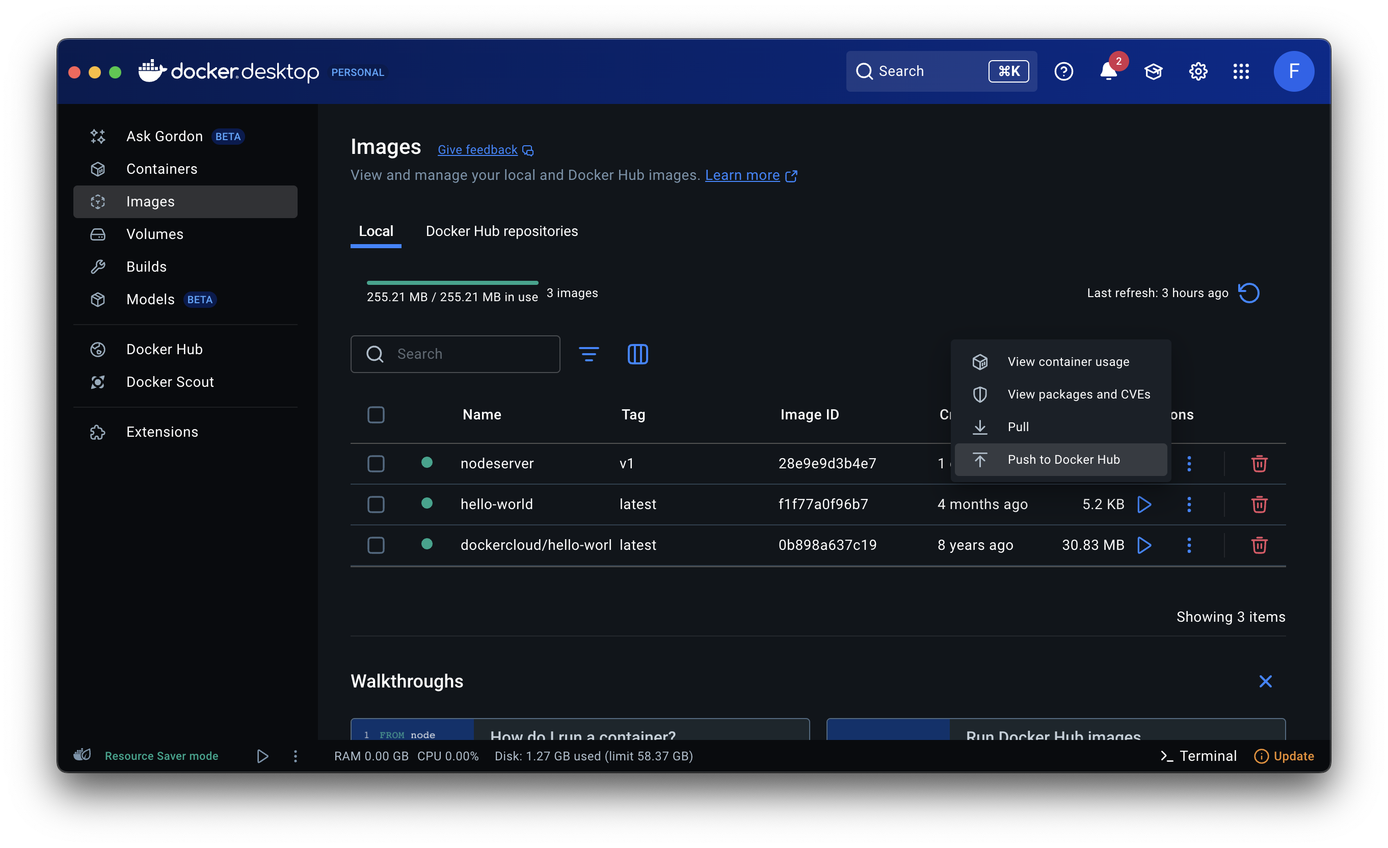 Docker 시작하기 (6) - Docker hub, push, pull