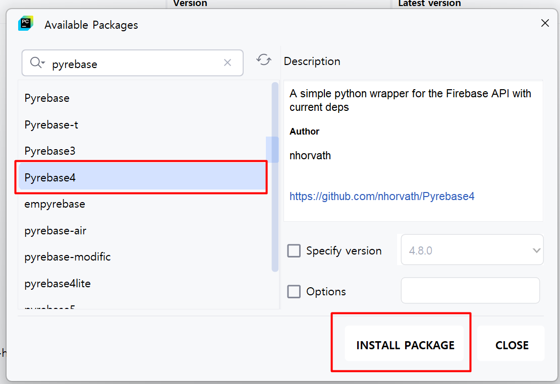 Section 15.4: Firebase Realtime Database 연결